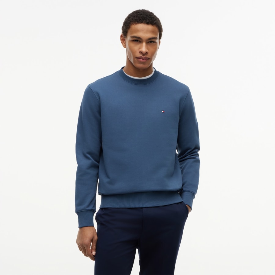 Image number 4 for Tommy Hilfiger Terry Sweatshirt Blue
