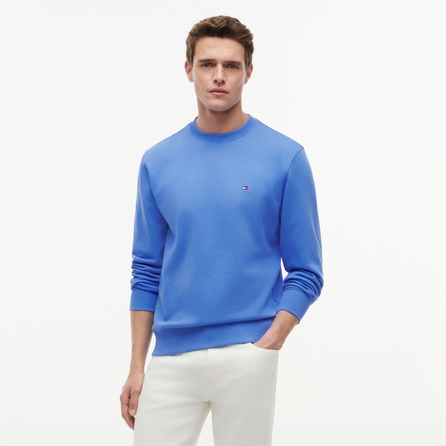 Image number 4 for Tommy Hilfiger Terry Sweatshirt Blue