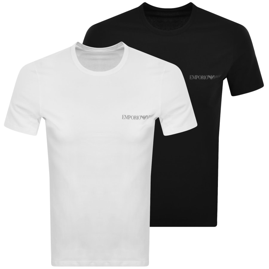 Image number 1 for Emporio Armani 2 Pack Logo T Shirts