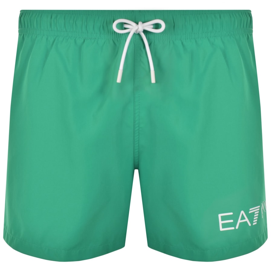 Image number 2 for EA7 Emporio Armani Logo Swim Shorts Green