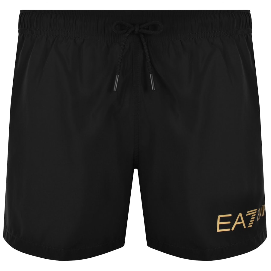 Image number 2 for EA7 Emporio Armani Logo Swim Shorts Black