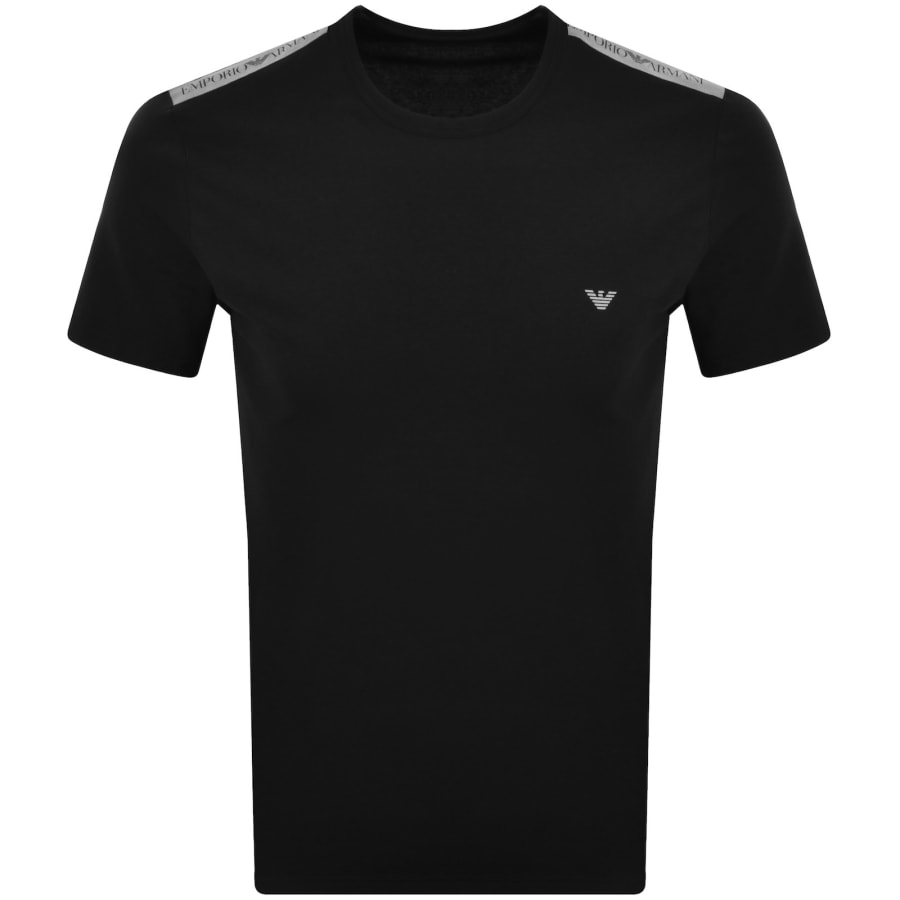Image number 2 for Emporio Armani Lounge Logo T Shirt Black