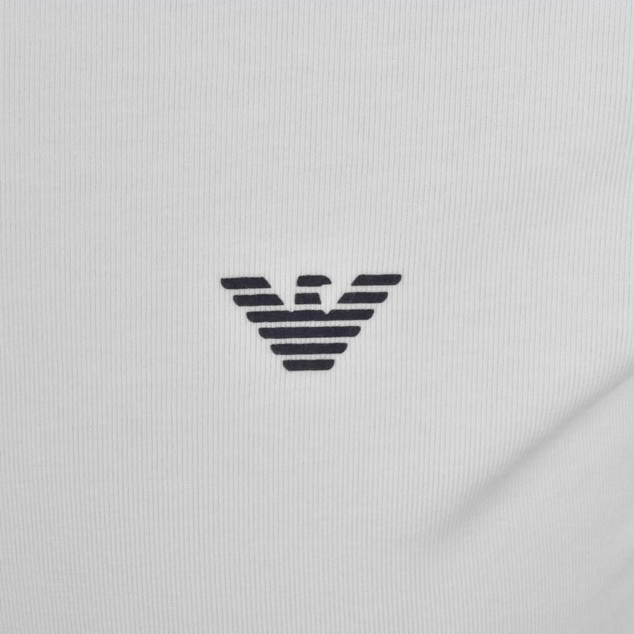 Image number 4 for Emporio Armani Lounge Logo T Shirt White