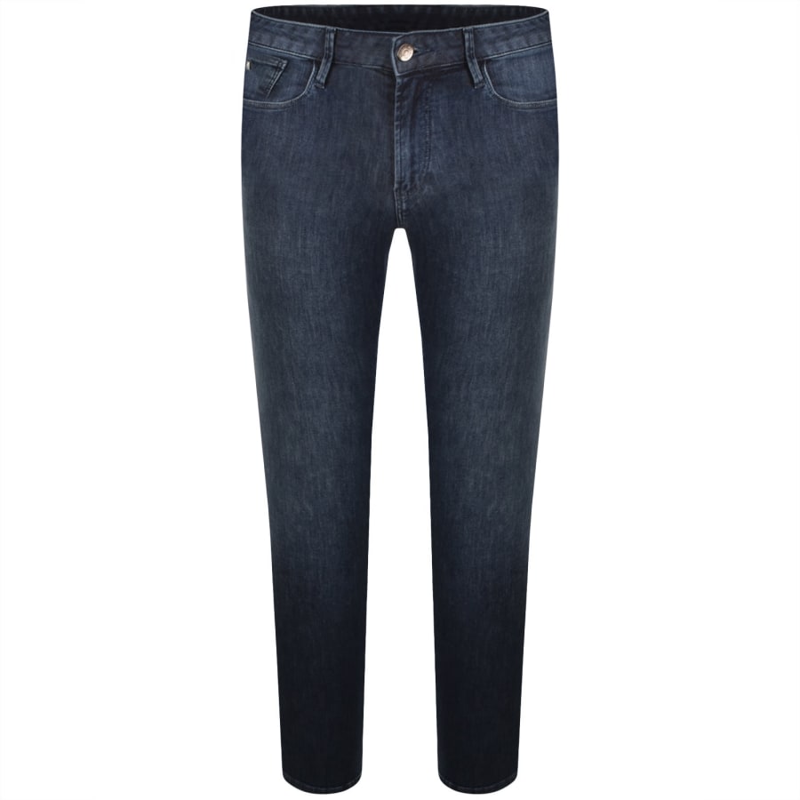 Image number 2 for Emporio Armani J06 Slim Fit Jeans Blue
