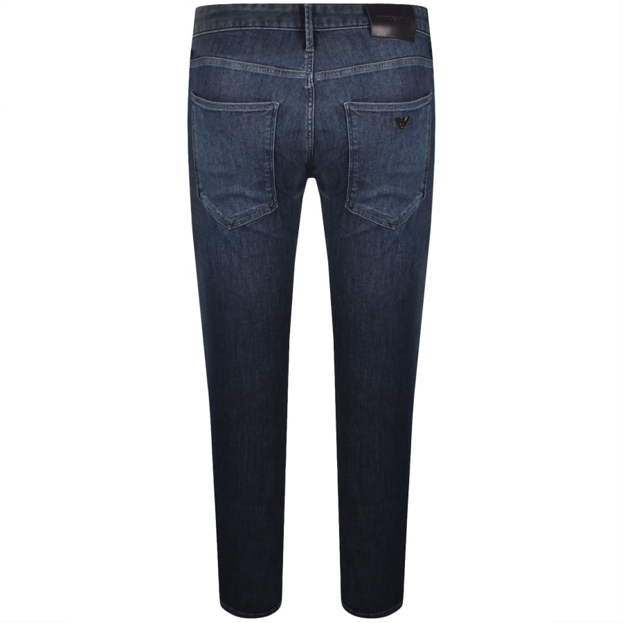 Image number 3 for Emporio Armani J06 Slim Fit Jeans Blue