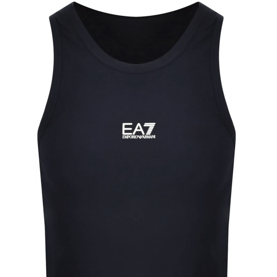 Image number 2 for EA7 Emporio Armani Logo Vest Navy