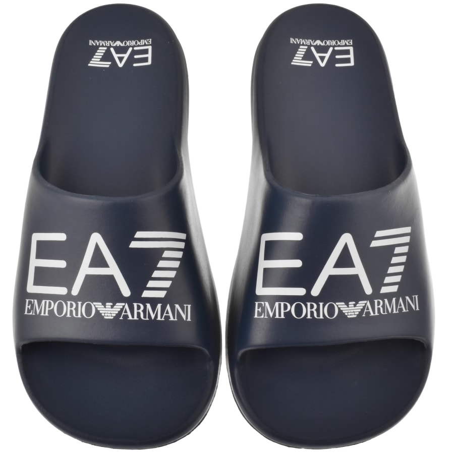 Image number 1 for EA7 Emporio Armani Beach Sliders Blue