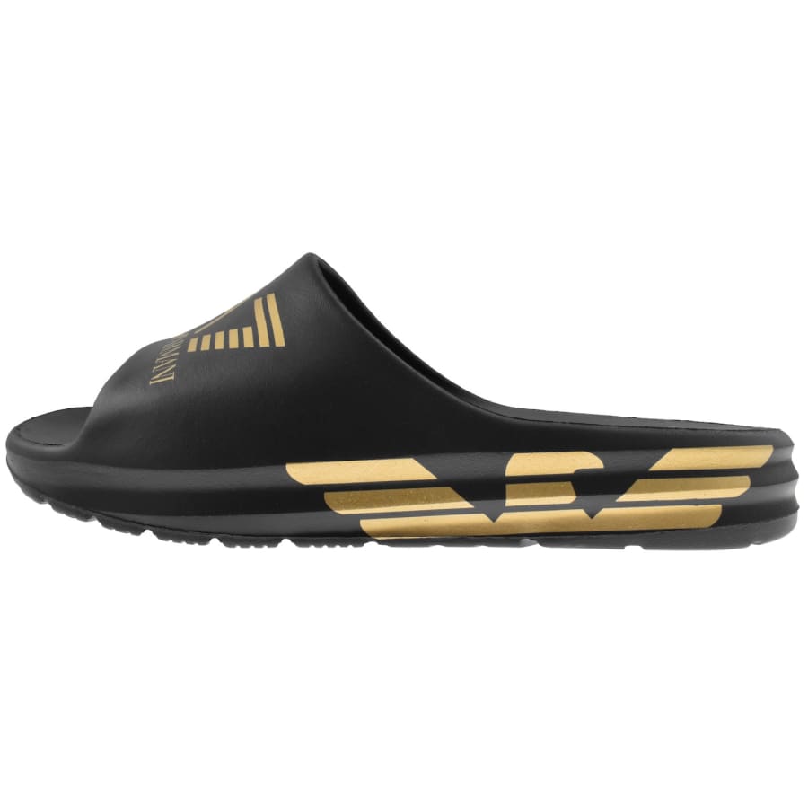 Image number 2 for EA7 Emporio Armani Beach Sliders Black