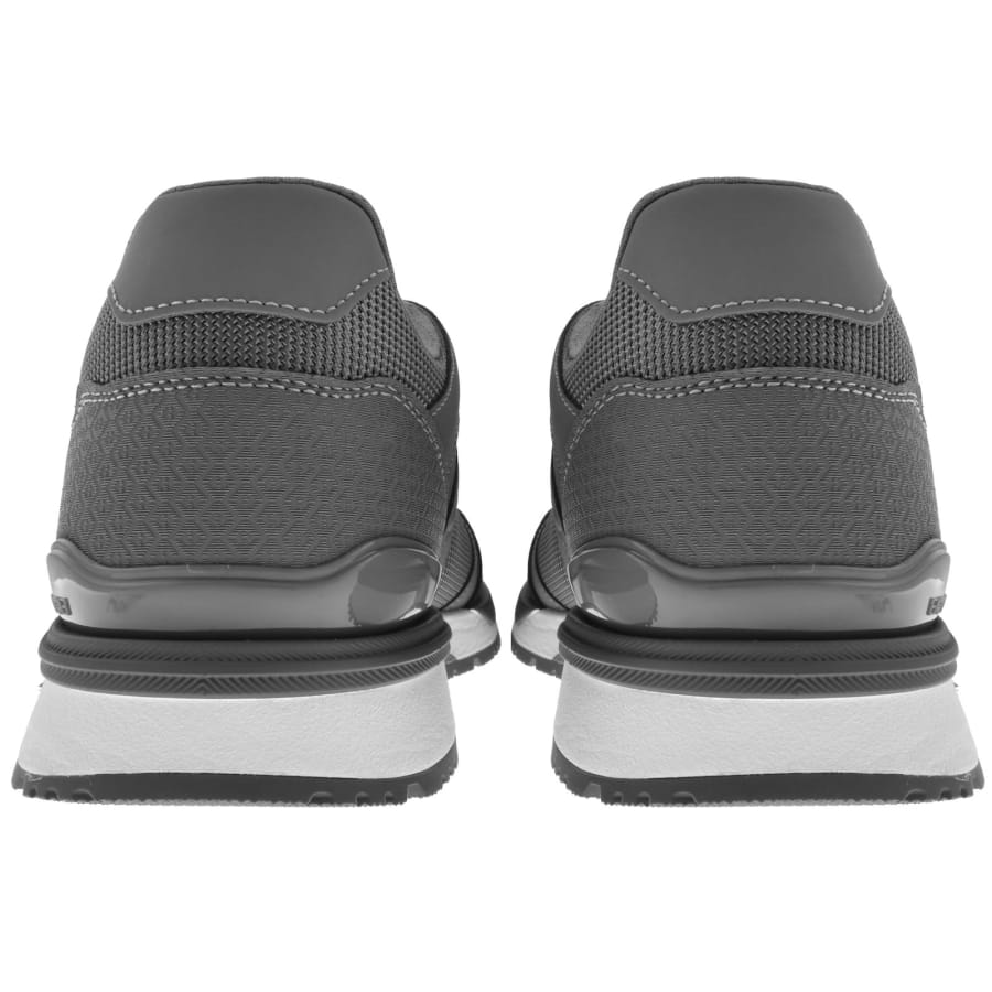 Image number 2 for EA7 Emporio Armani Logo Trainers Grey