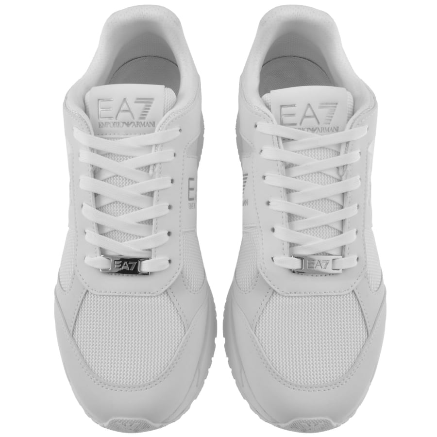 Image number 3 for EA7 Emporio Armani Logo Trainers White