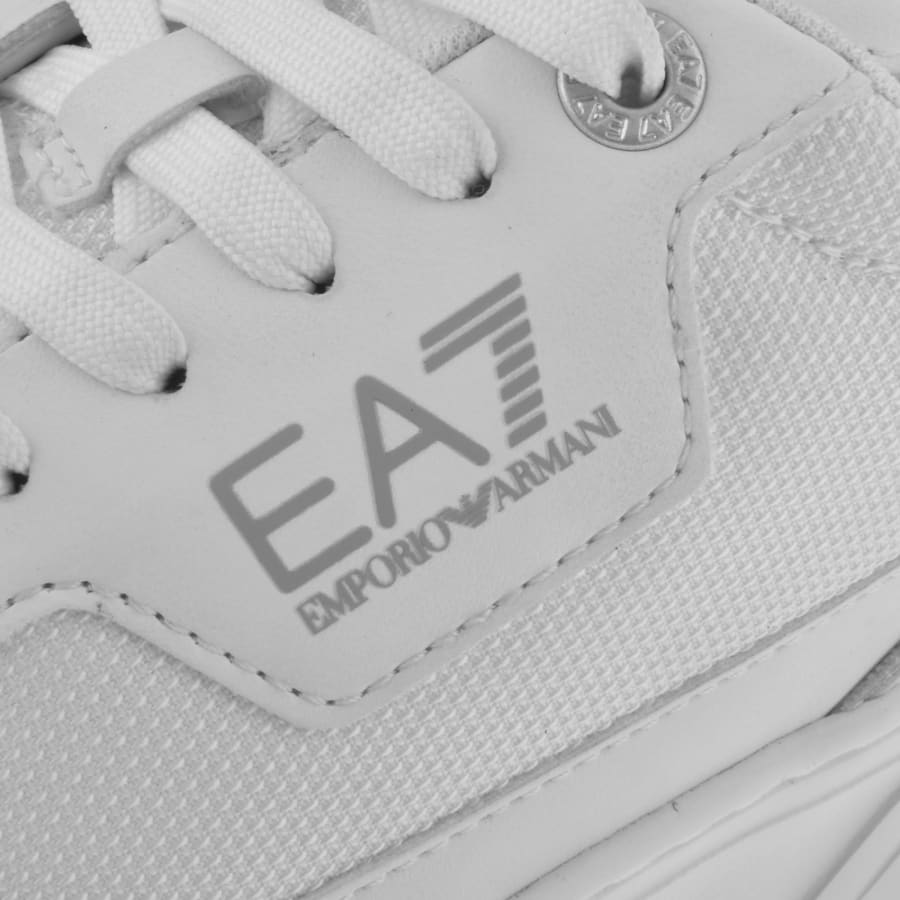 Image number 4 for EA7 Emporio Armani Logo Trainers White