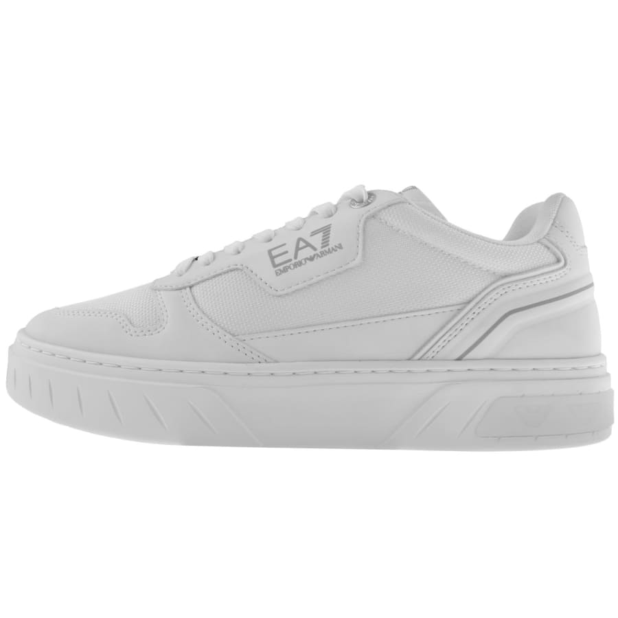 Image number 1 for EA7 Emporio Armani Logo Trainers White