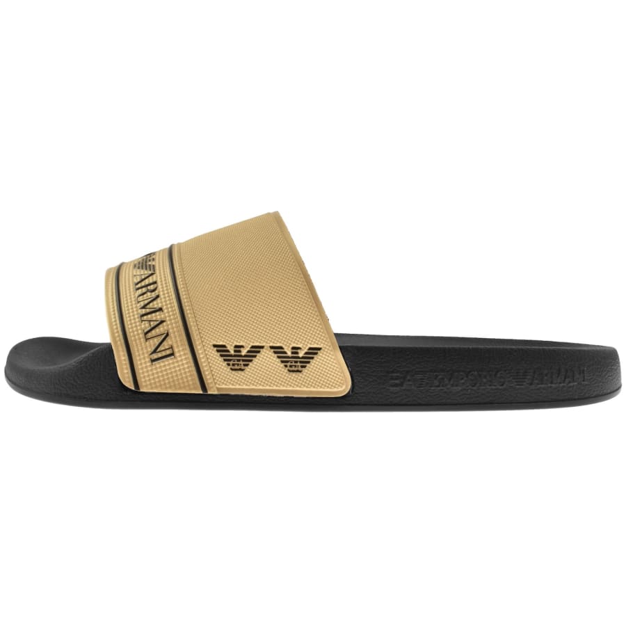 Image number 2 for EA7 Emporio Armani Beach Sliders Black