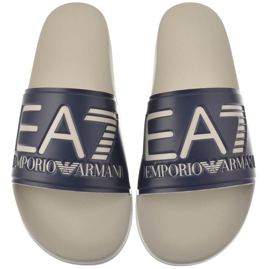 Image number 1 for EA7 Emporio Armani Beach Sliders Beige