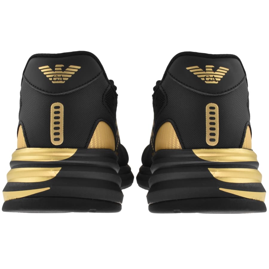 Image number 2 for EA7 Emporio Armani Logo Trainers Black