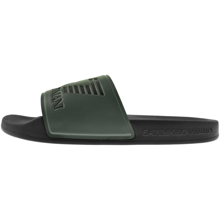 Image number 2 for EA7 Emporio Armani Beach Sliders Green