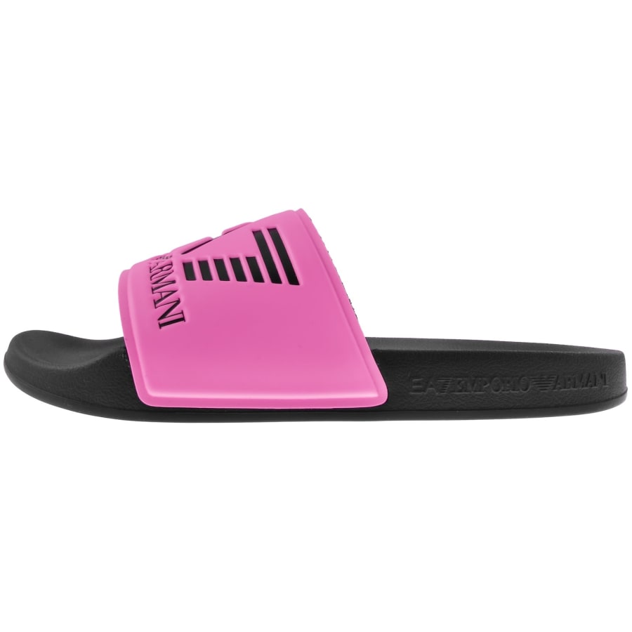 Image number 2 for EA7 Emporio Armani Beach Sliders Pink