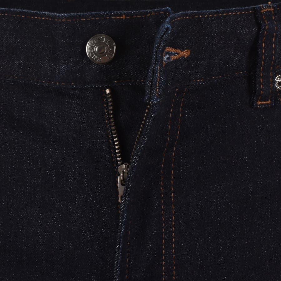 Image number 5 for Emporio Armani J76 Straight Fit Jeans Blue