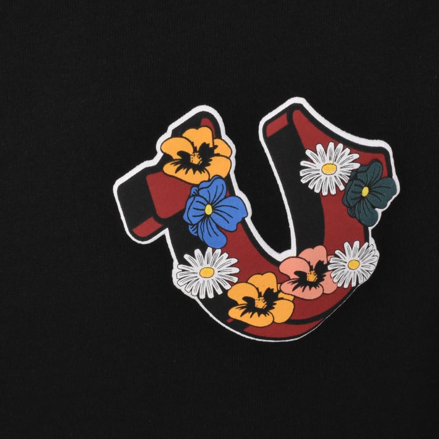 Image number 4 for True Religion Garden Logo T Shirt Black
