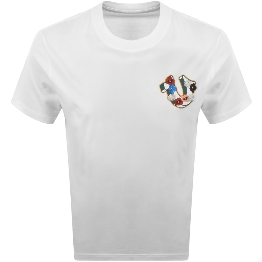Image number 2 for True Religion Garden Logo T Shirt White