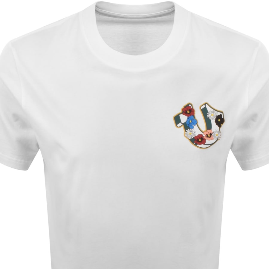 Image number 3 for True Religion Garden Logo T Shirt White