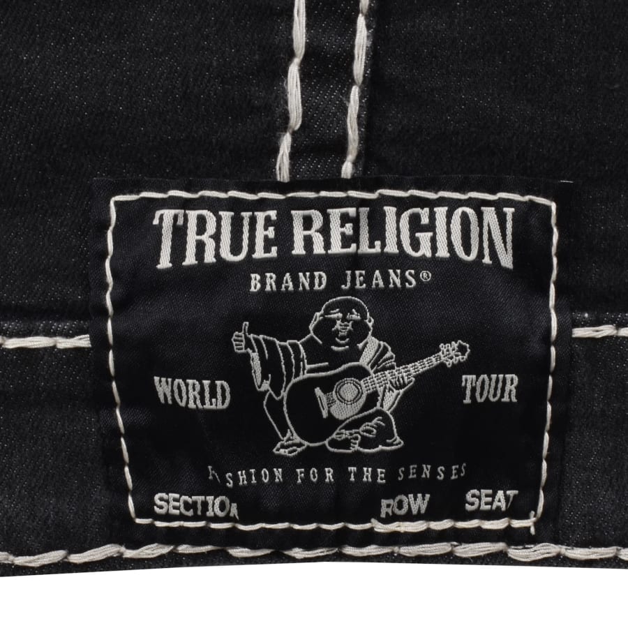Image number 3 for True Religion Hooded Denim Jacket Grey