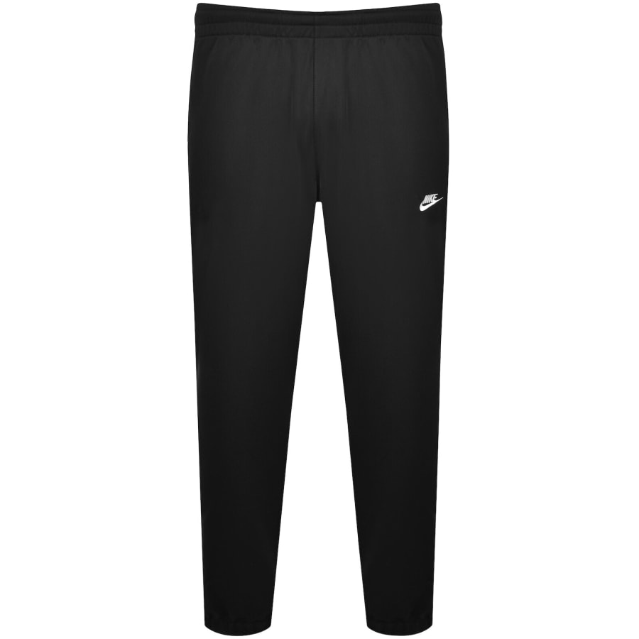 Image number 3 for Nike Club Poly-Knit Tracksuit Black