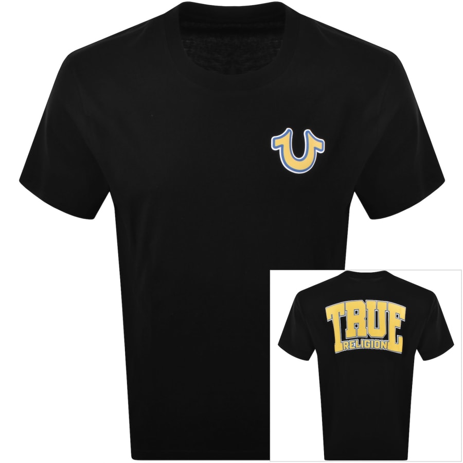 Image number 1 for True Religion True College T Shirt Black