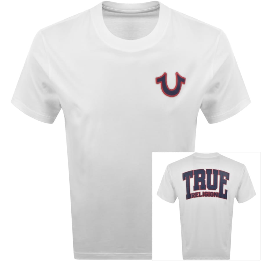Image number 1 for True Religion True College T Shirt White