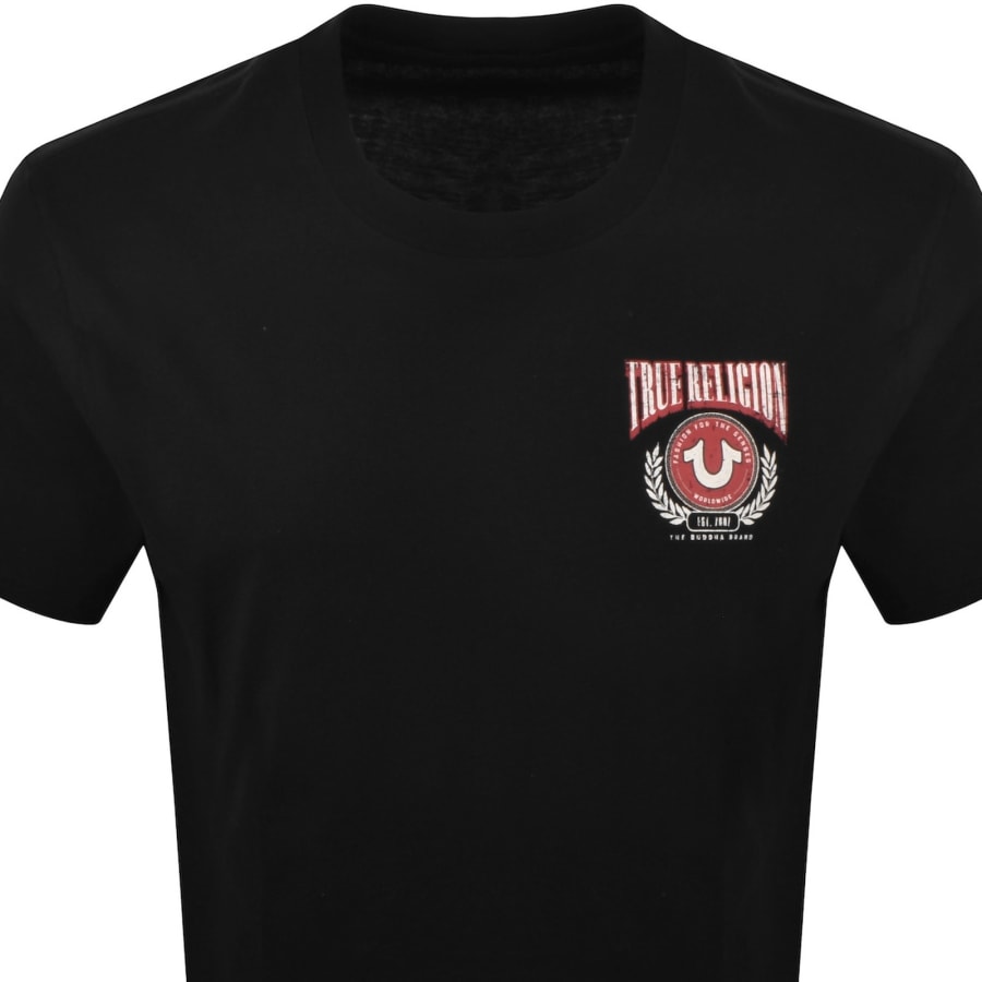 Image number 3 for True Religion College HS T Shirt Black