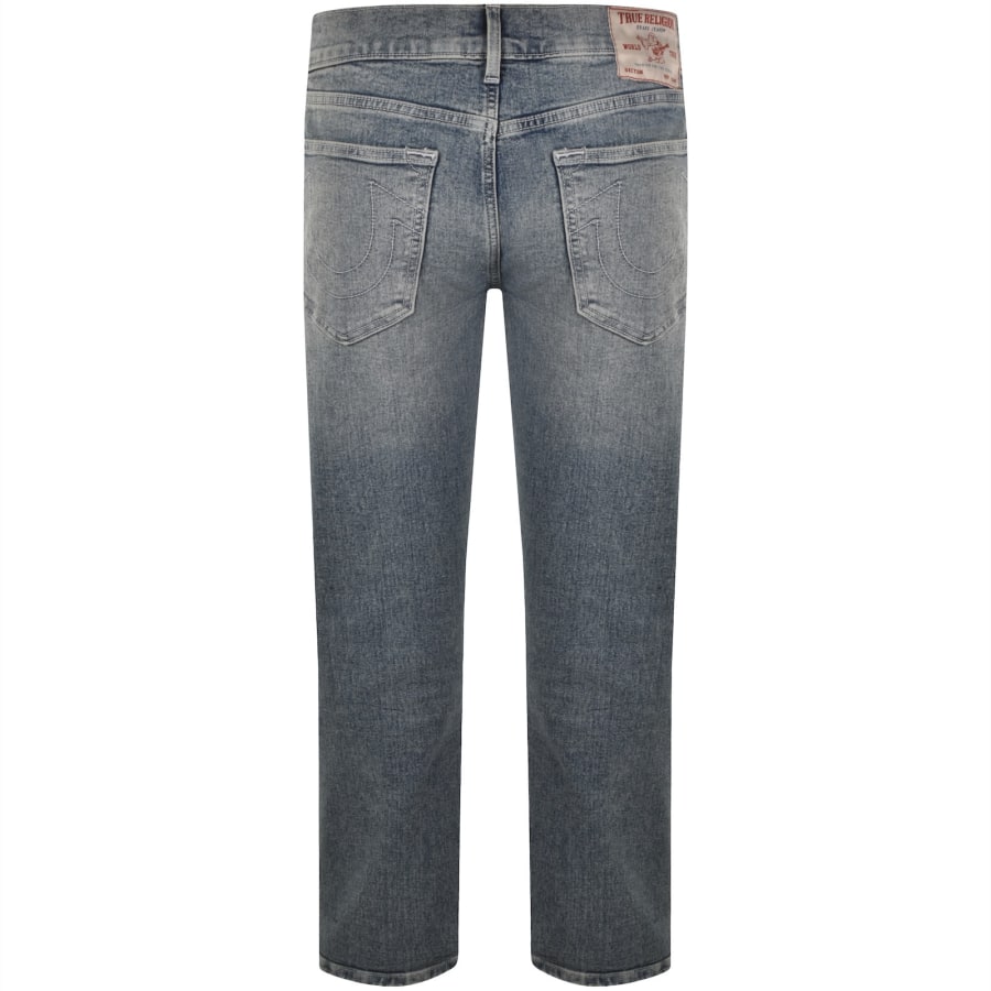 Image number 3 for True Religion Ricky SN NF Straight Jeans Blue