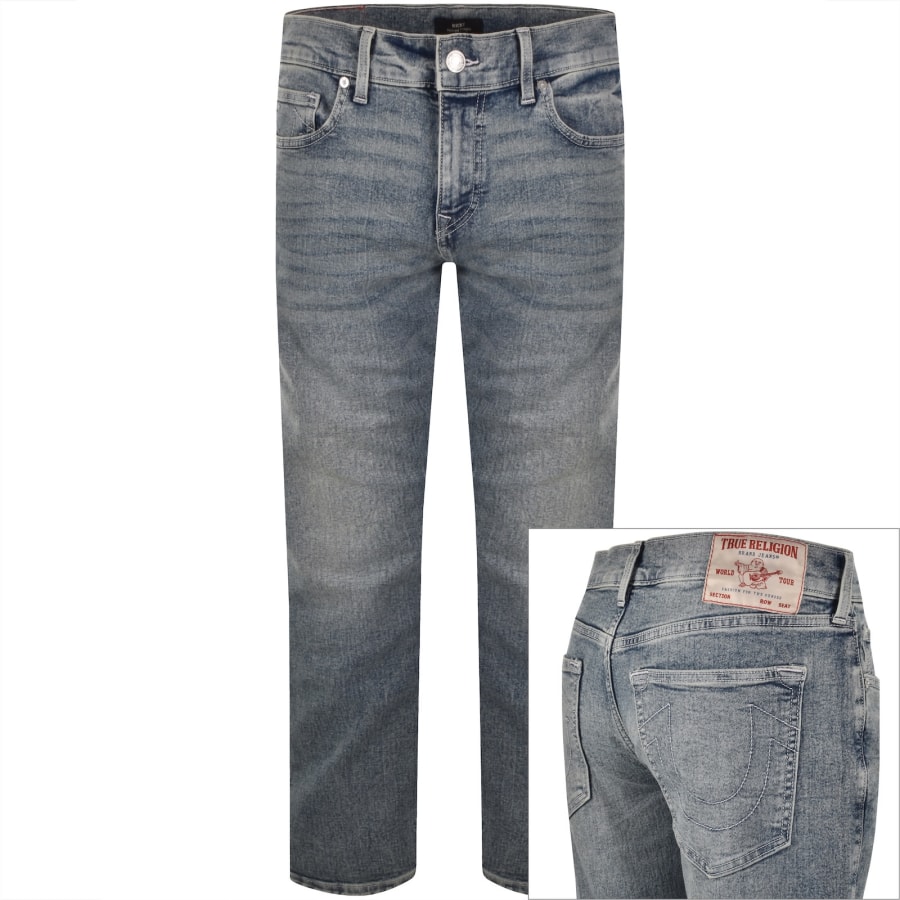 Image number 1 for True Religion Ricky SN NF Straight Jeans Blue