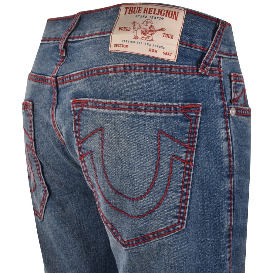 Image number 4 for True Religion Ricky Big T NF Straight Jeans Blue