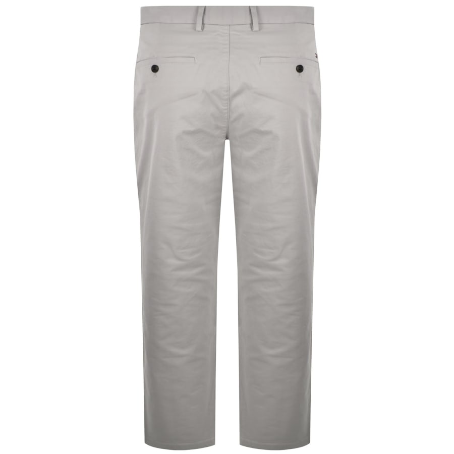 Image number 2 for Tommy Hilfiger Core Denton Twill Trousers Grey