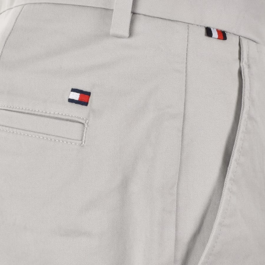 Image number 3 for Tommy Hilfiger Core Denton Twill Trousers Grey