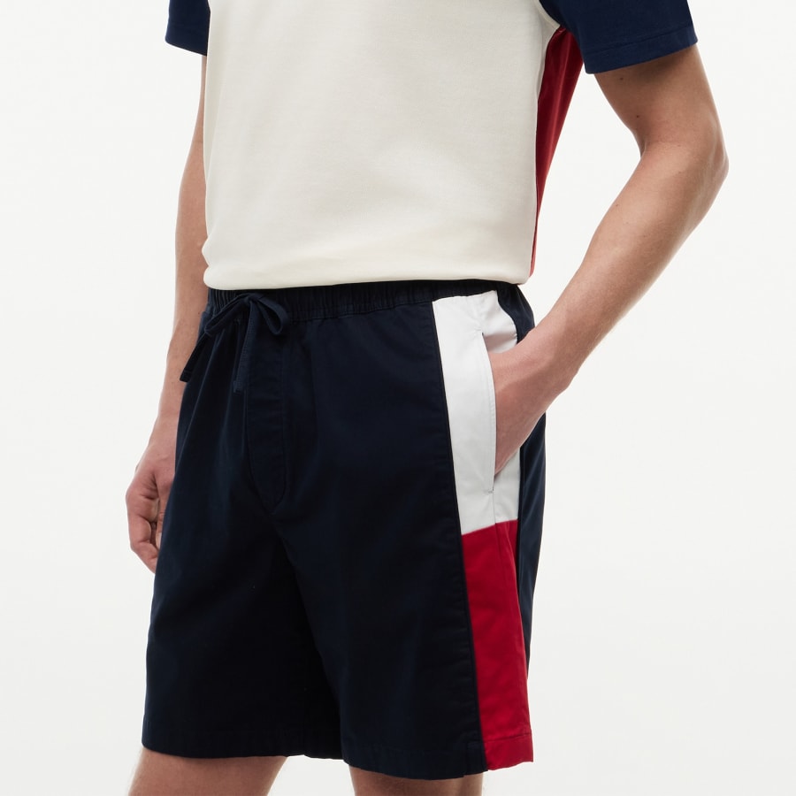 Image number 4 for Tommy Hilfiger Dover 8 Inch Poplin Shorts Navy