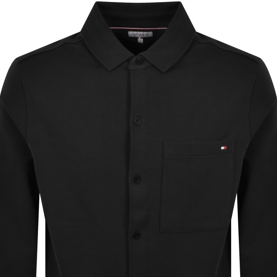 Image number 2 for Tommy Hilfiger Terry Overshirt Black