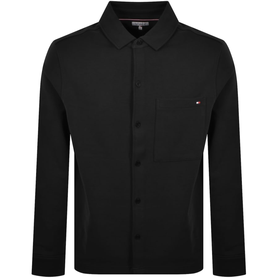 Image number 1 for Tommy Hilfiger Terry Overshirt Black