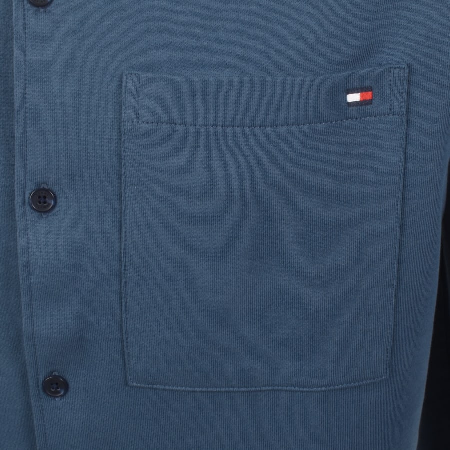 Image number 3 for Tommy Hilfiger Terry Overshirt Blue