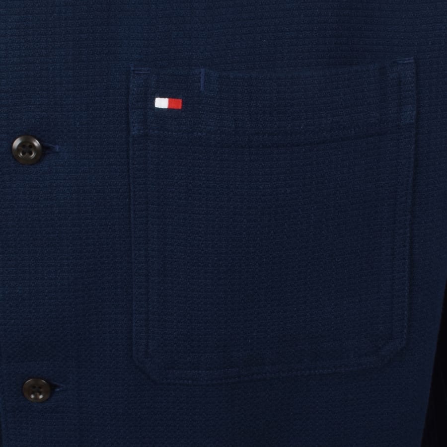 Image number 3 for Tommy Hilfiger Structured Overshirt Carbon Navy