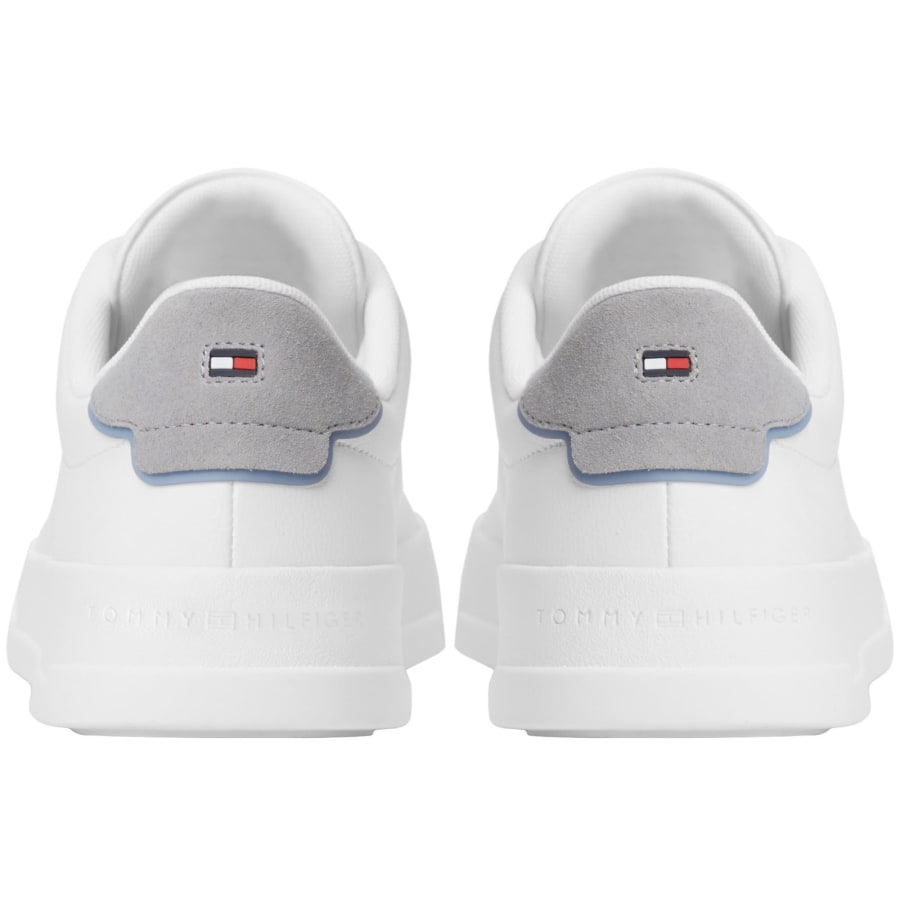 Image number 2 for Tommy Hilfiger Court Trainers White
