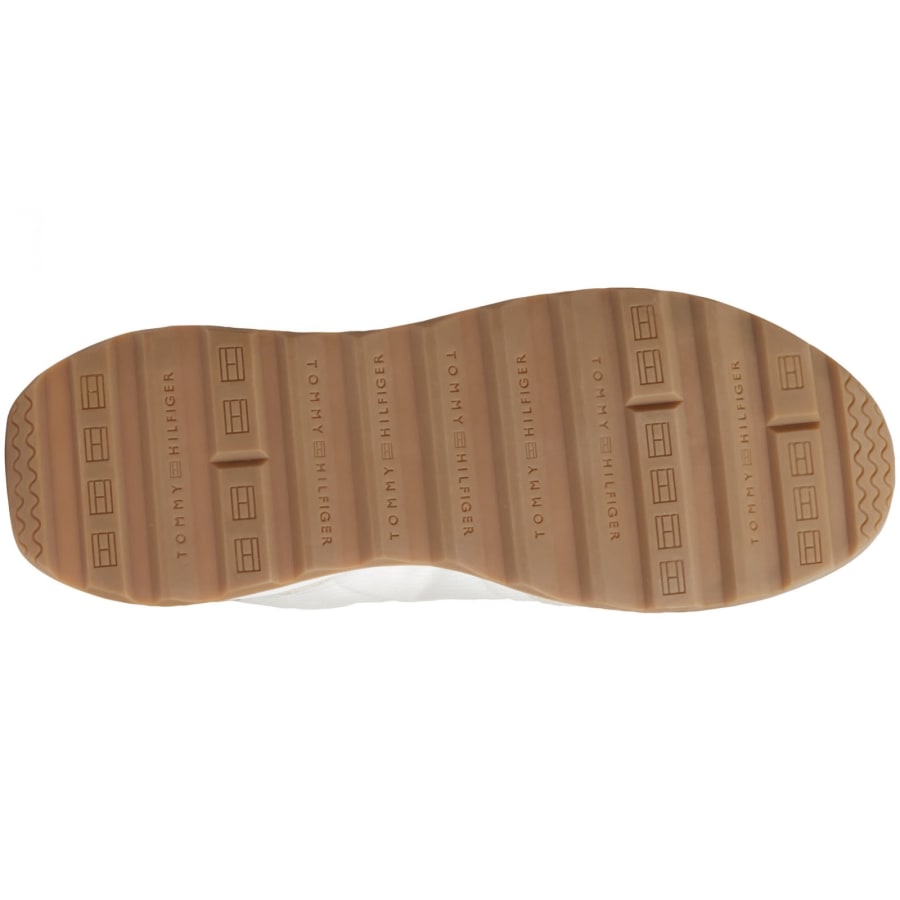 Image number 5 for Tommy Hilfiger Retro Runner Trainers Beige