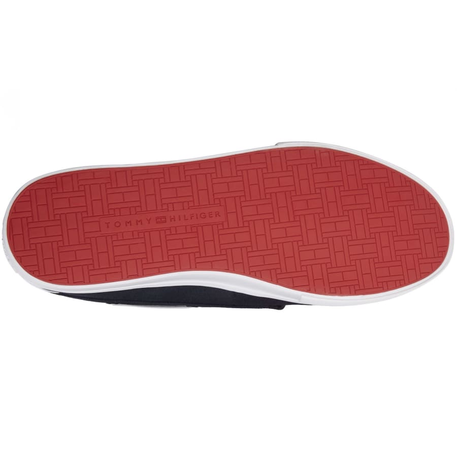 Image number 5 for Tommy Hilfiger Canvas Boat Shoes Navy