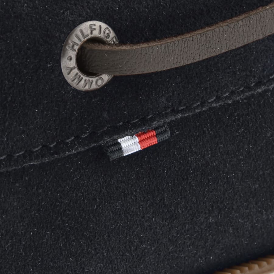 Image number 4 for Tommy Hilfiger Core Suede Boat Shoes Navy