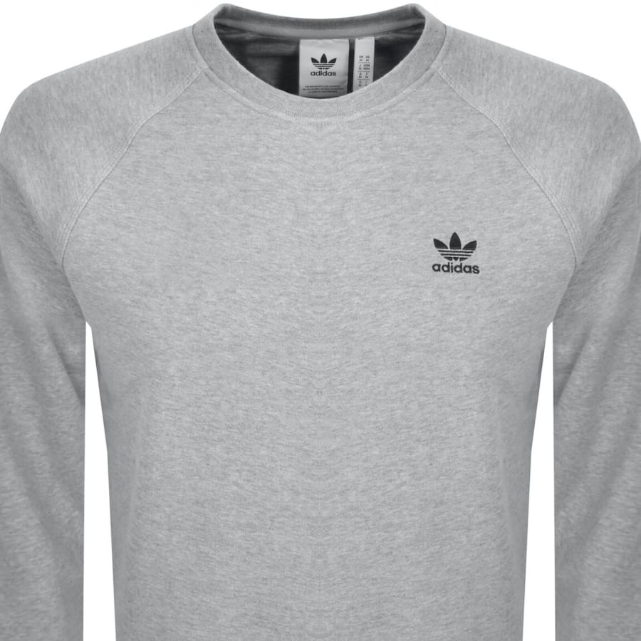 Image number 2 for adidas Originals Trefoil Sweatshirt Grey