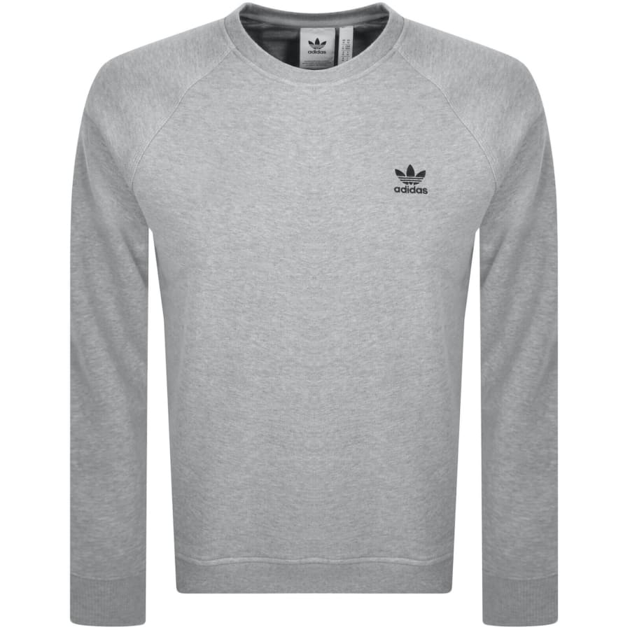 Image number 1 for adidas Originals Trefoil Sweatshirt Grey