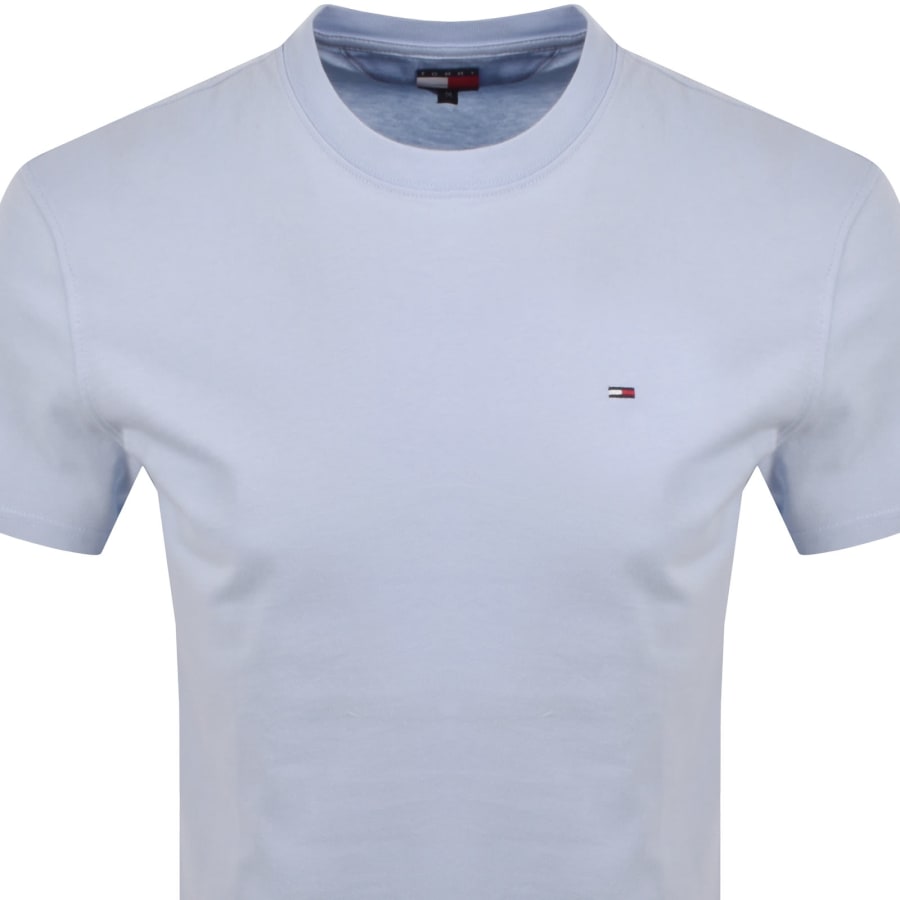 Image number 2 for Tommy Jeans Flag Logo T Shirt Blue
