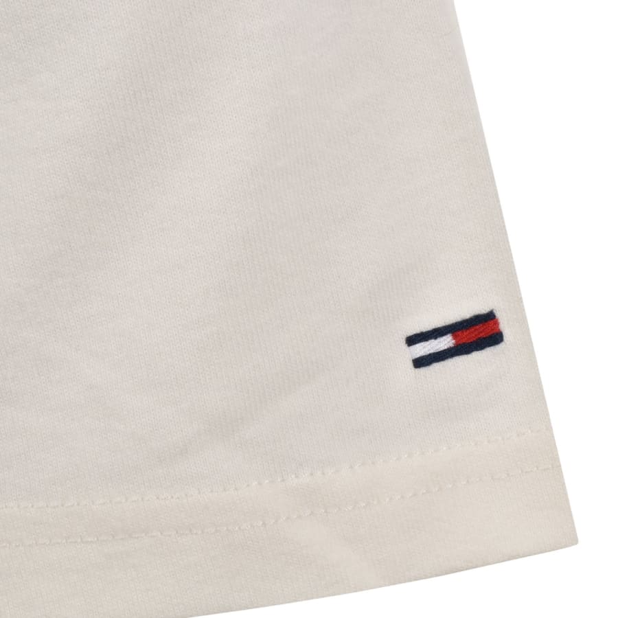 Image number 4 for Tommy Jeans Tape T Shirt Ancient White