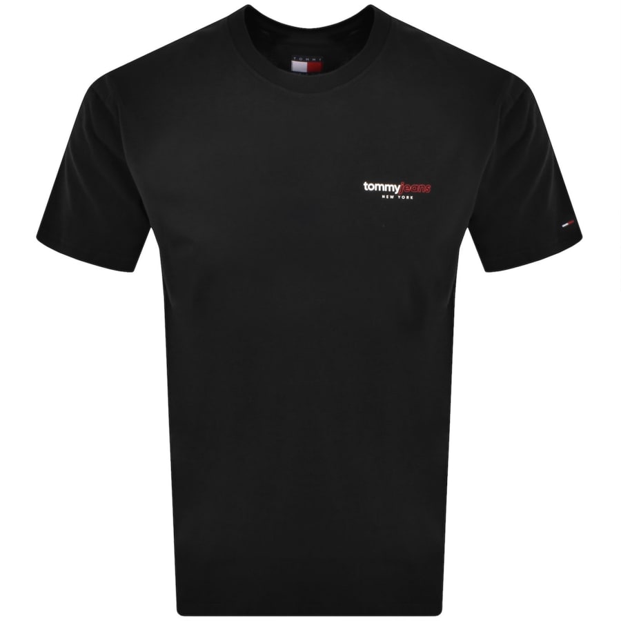 Image number 2 for Tommy Jeans DNA Graphic T Shirt Black