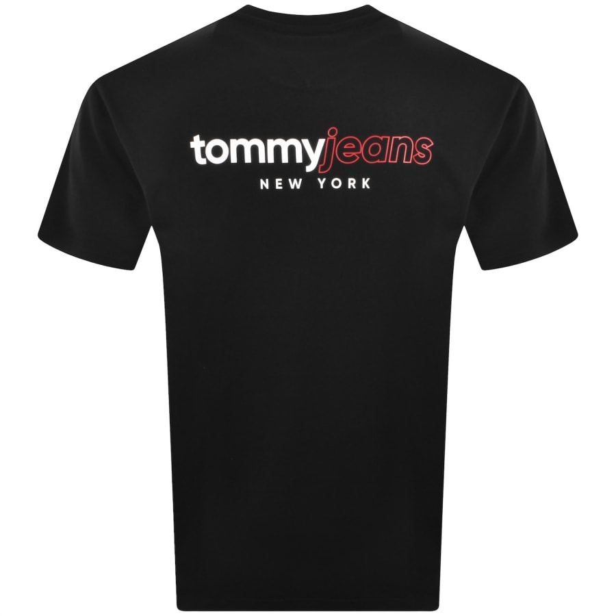 Image number 4 for Tommy Jeans DNA Graphic T Shirt Black